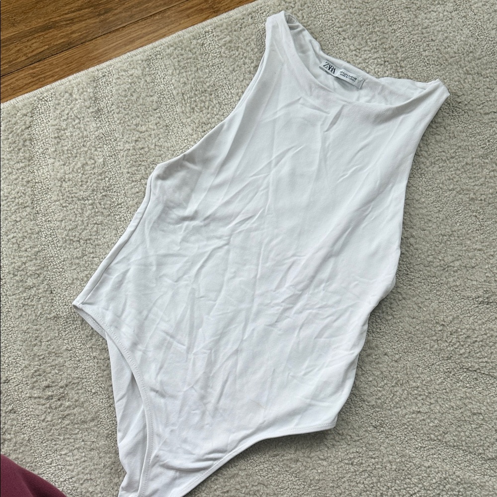 Zara Classic White Bodysuit